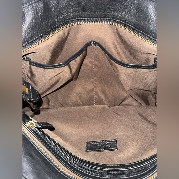 Cole Haan Black Woven Leather shoulder Bag - Picture 6 of 9